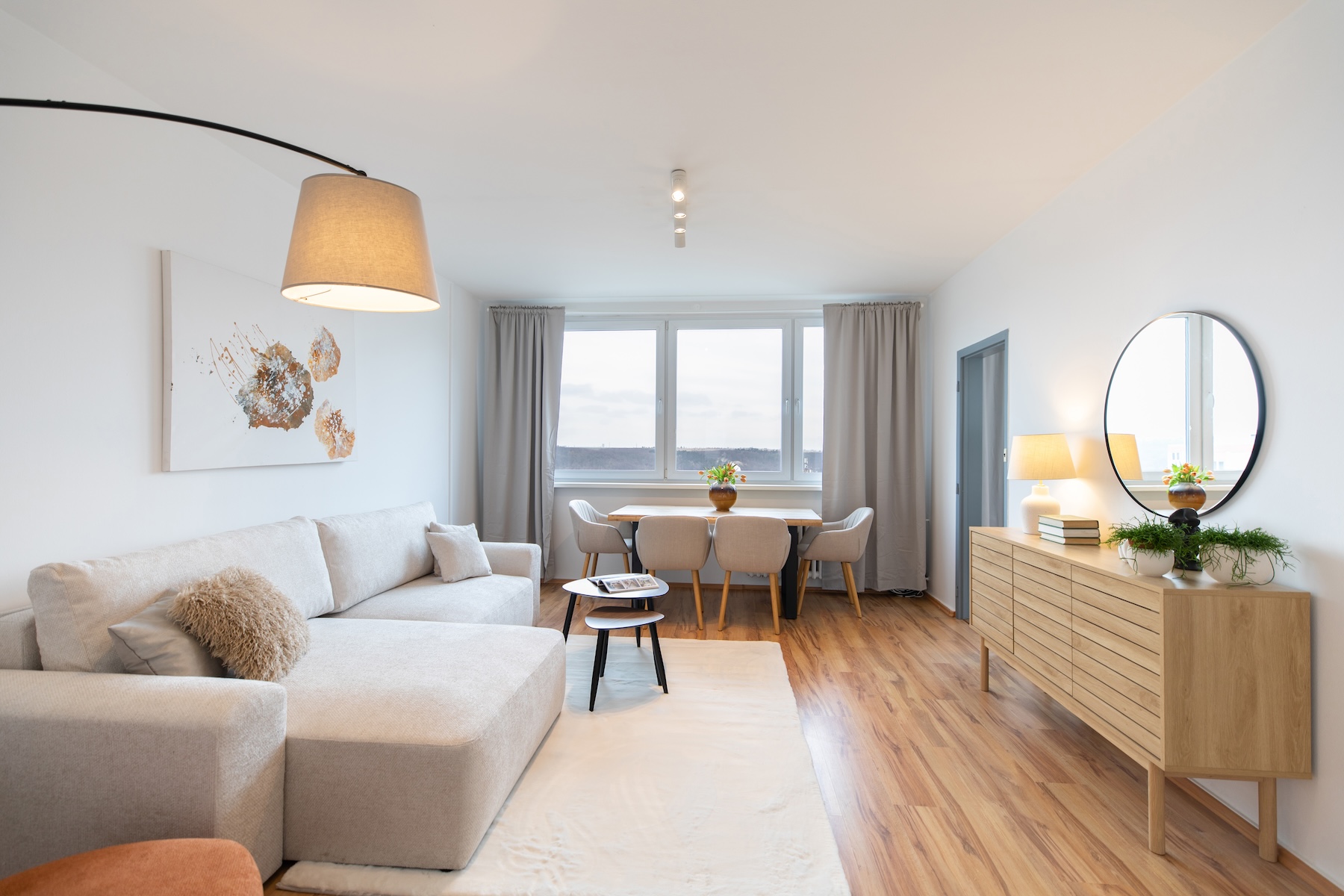 Panelový byt v Hlubočepích po home stagingu