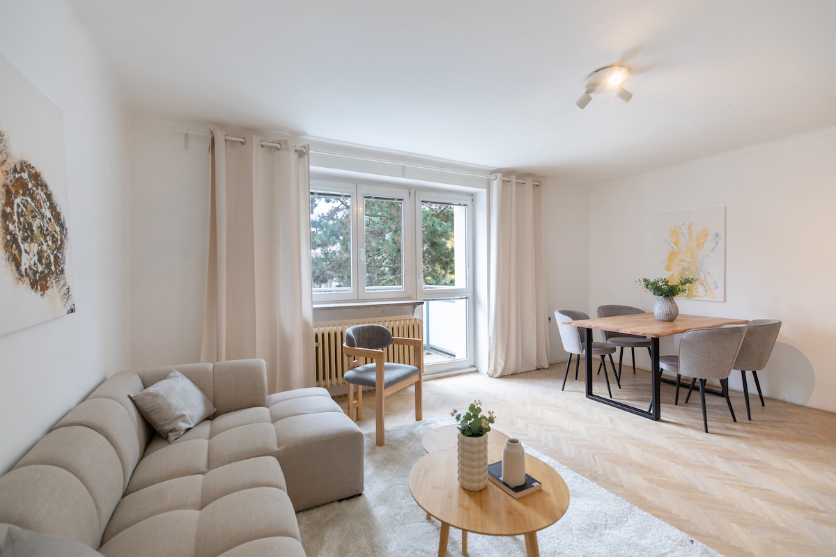 Panelový byt v Klecanech po home stagingu