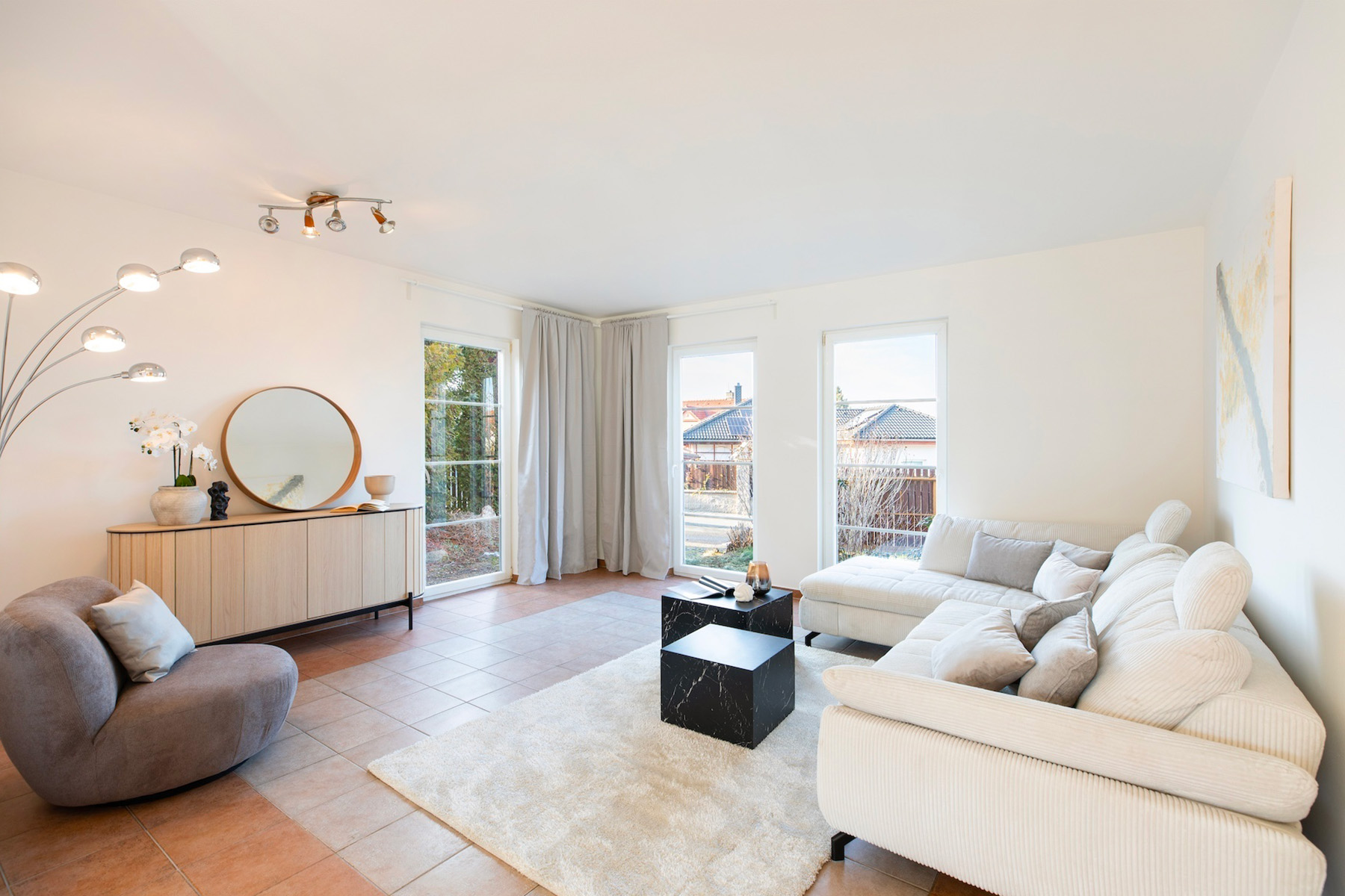 Rodiný dům v Dobřejovicích po home stagingu