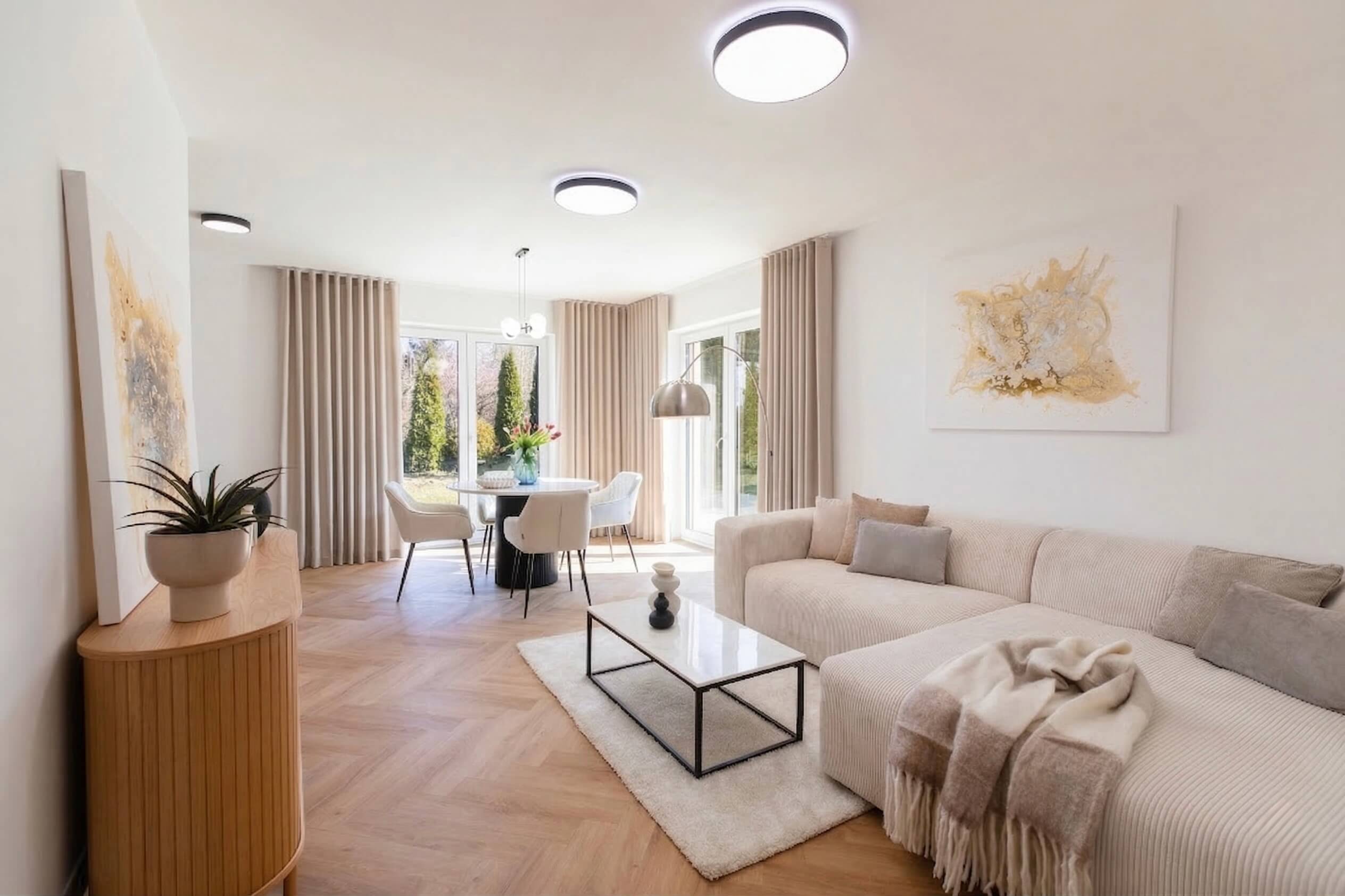 Rodinný dům ve Chvalovicích po home stagingu