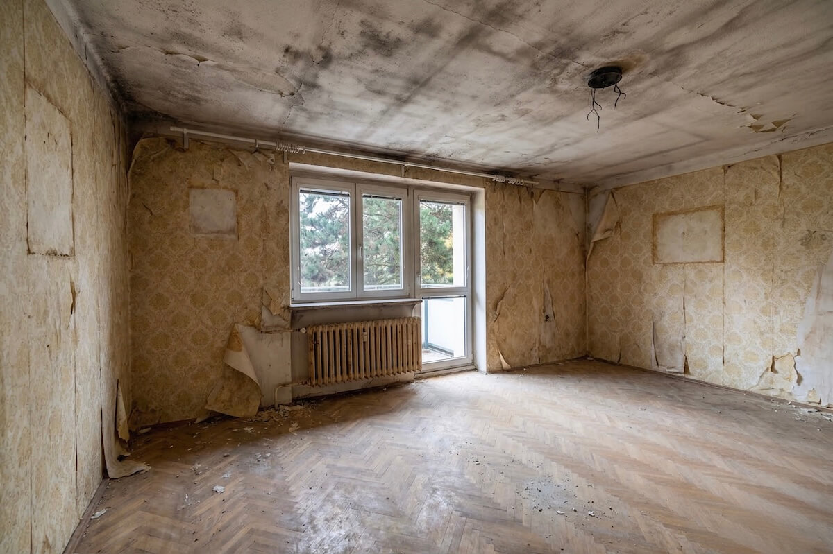 Panelový byt v Klecanech před home stagingem